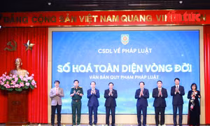 Bộ Tư pháp mở chiến dịch 100 ngày gỡ điểm nghẽn chuyển đổi số.