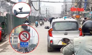 Hà Nội: Ô tô lưu thông tuyến La Thành - Voi Phục cần lưu ý để tránh bị xử phạt
