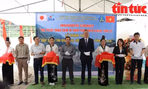 Khánh thành đập Sabo, giảm thiểu rủi ro lũ quét và sạt lở đất ở Sơn La