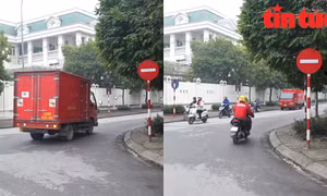 Hà Nội: Nhiều phương tiện đi ngược chiều do chỉ dẫn của Google Maps