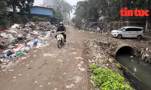 'Sống khổ' cạnh những mương nước ô nhiễm ở Hà Nội