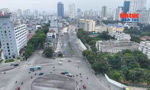 Vành đai 1 Hà Nội đẩy nhanh tiến độ đoạn qua hai bệnh viện lớn.