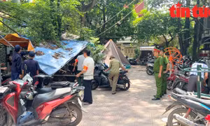 Xử lý tình trạng lấn chiếm sân chơi khu tập thể Thành Công