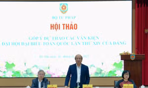 Bộ Tư pháp tích cực lấy ý kiến góp ý dự thảo các văn kiện Đại hội Đảng