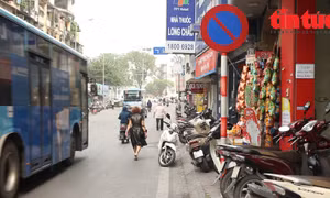 Cận cảnh dự án cải tạo vỉa hè ở Hà Nội chưa được bố trí vốn