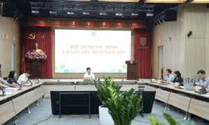 Bộ Tư pháp tổ chức bốc thăm xác minh tài sản, thu nhập năm 2025