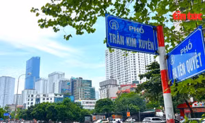 Ngắm con phố đầu tiên ở Hà Nội mang tên nhà báo, liệt sĩ Thông tấn xã Việt Nam