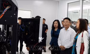 Phó Thủ tướng Lê Thành Long kiểm tra tiến độ Dự án cơ sở 2 Bệnh viện Bạch Mai và Hữu nghị Việt Đức