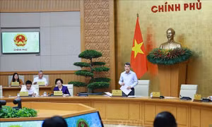 Thủ tướng Lê Minh Hưng chủ trì Phiên họp Chính phủ chuyên đề về xây dựng pháp luật 