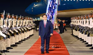 Thủ tướng Phạm Minh Chính tới Kuala Lumpur bắt đầu chuyến công tác dự Hội nghị cấp cao ASEAN lần thứ 47