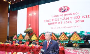 Tổng Bí thư Tô Lâm: Đảng bộ Quân đội và toàn quân cần 'hội tụ đoàn kết, hội tụ ý chí, hội tụ nhân tài, hội tụ sức mạnh'