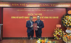 Ông Vũ Thanh Mai được bổ nhiệm giữ chức Phó Chủ tịch Viện Hàn lâm Khoa học và Công nghệ Việt Nam