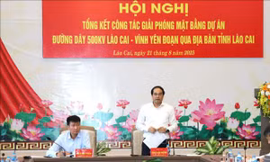 Hoàn thành giải phóng mặt bằng Dự án đường dây 500kV Lào Cai - Vĩnh Yên