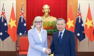 Tổng Bí thư Tô Lâm tiếp Toàn quyền Australia Sam Mostyn