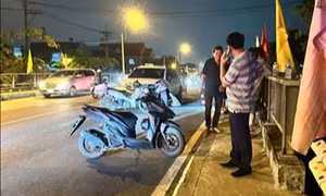 Ô tô lấn sang làn đường ngược chiều va chạm xe máy làm 3 người thương vong