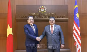 Chủ tịch Quốc hội Trần Thanh Mẫn hội đàm với Chủ tịch Hạ viện Malaysia
