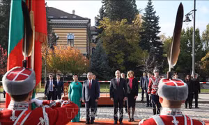 Lễ đón Tổng Bí thư Tô Lâm và Phu nhân thăm chính thức Cộng hòa Bulgaria