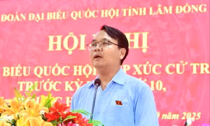 Đồng chí Đặng Hồng Sỹ được phân công làm Phó Bí thư Thường trực Tỉnh ủy Lâm Đồng