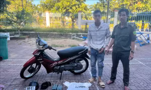 Bắt tạm giam nam thanh niên mượn xe chạy thử rồi chiếm đoạt