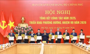 Hội nghị triển khai nhiệm vụ năm 2026 của Ban Chấp hành Đảng bộ Chính phủ