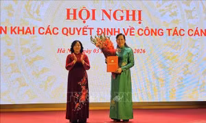 Chỉ định đồng chí Lê Thị Thủy giữ chức Bí thư Đảng ủy Trung ương Hội Liên hiệp Phụ nữ Việt Nam