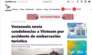 Venezuela gửi lời chia buồn đến Việt Nam sau vụ chìm tàu ở vịnh Hạ Long
