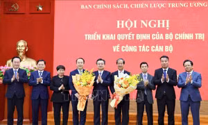 Đồng chí Nguyễn Kim Sơn và đồng chí Nguyễn Sỹ Hiệp giữ chức Phó Trưởng Ban Chính sách, chiến lược TƯ