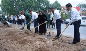 Khai quật mộ liệt sĩ tập thể tại đường Trường Chinh, phường Kon Tum và phường Đăk Cấm, tỉnh Quảng Ngãi