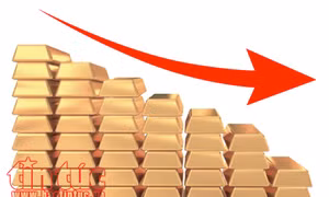 Giá vàng giảm trong phiên giao dịch ngày 1/5