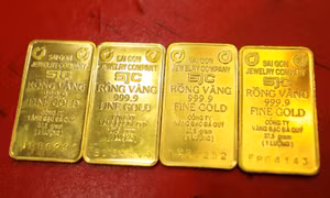 Sáng 27/1, giá vàng miếng đi ngang