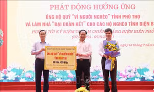 Huy động nguồn lực làm nhà cho hộ nghèo tại Phú Thọ và Điện Biên