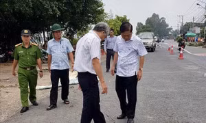 An Giang tạm ứng hơn 25 tỷ đồng xử lý sạt lở trên tuyến Quốc lộ 91