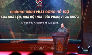 Thủ tướng Phạm Minh Chính dự chương trình 'Mái ấm cho đồng bào tôi'