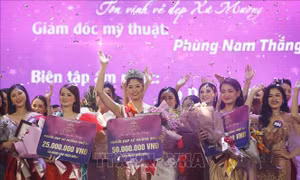 Thí sinh Nguyễn Hàm Hương đăng quang Người đẹp xứ Mường năm 2019