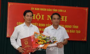 Ông Nguyễn Huy Hoàng được bổ nhiệm làm Phó Giám đốc phụ trách Sở GD-ĐT tỉnh Sơn La