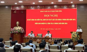 Tăng cường hiệu lực, hiệu quả công tác kiểm tra, giám sát, kỷ luật của Đảng
