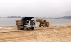 Đơn vị đổ đất đá xuống vịnh Bái Tử Long xin lỗi và cam đoan sớm hoàn nguyên