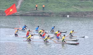 Văn hóa soi đường: Lễ hội đua bè mảng trên sông Kỳ Cùng năm 2024