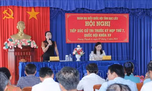 Cử tri tỉnh Bạc Liêu kiến nghị một số nội dung về dân sinh, sản xuất nông nghiệp