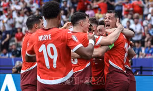 EURO 2024: Thụy Sĩ và phép thử sức mạnh 'Sư tử' Anh 