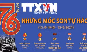76 năm Thông tấn xã Việt Nam: Những mốc son tự hào