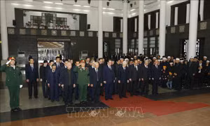 Lãnh đạo Đảng, Nhà nước viếng nguyên Chủ tịch Hội đồng Lý luận Trung ương Nguyễn Đức Bình