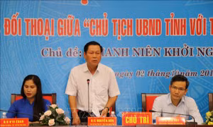 Chủ tịch UBND tỉnh Đắk Nông đối thoại với thanh niên về khởi nghiệp