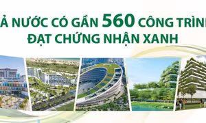 Cả nước có gần 560 công trình đạt chứng nhận xanh