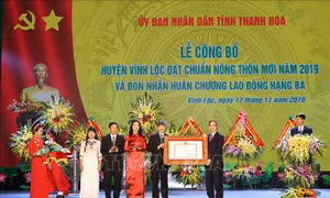 Huyện Vĩnh Lộc (Thanh Hóa) đạt chuẩn nông thôn mới