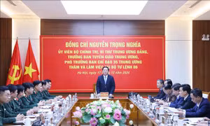 Đoàn công tác của Ban Chỉ đạo 35 Trung ương thăm, làm việc với Bộ Tư lệnh 86