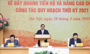 Thủ tướng chủ trì Hội nghị đẩy nhanh tiến độ công tác quy hoạch thời kỳ 2021-2030