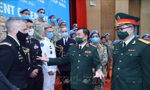 Việt Nam lần đầu tiên ra mắt Đội Công binh tham gia hoạt động gìn giữ hòa bình 