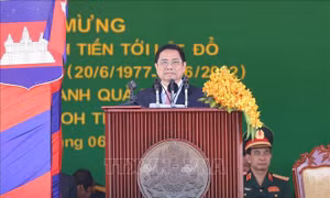Toàn văn bài phát biểu của Thủ tướng Phạm Minh Chính tại lễ Kỷ niệm 45 năm 'Hành trình hướng tới lật đổ chế độ diệt chủng Pol Pot' 