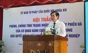 Phòng, chống nhũng nhiễu, gây phiền hà cho người dân, doanh nghiệp